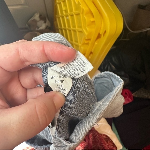 Bonobos Spring Summer Cotton Mens Trousers Size Reg Medium Tie Waist - Picture 6 of 7